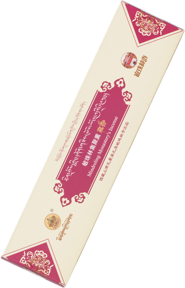 Благовоние Миндролинг (Mindroling Monastery's Incense), фиолетовая упаковка, 100 палочек по 24 см