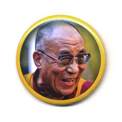Значок с Далай-ламой