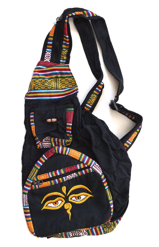 Рюкзак с Глазами Будды (чёрный)