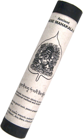 Ancient Bhutanese Mahakala Incense (Древнее бутанское благовоние Махакала), 19 палочек по 18,5 см (discounted)