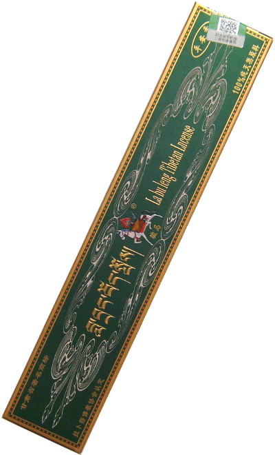 Благовоние Лавран Умиротворение (La bu leng Tibetan Incense), зеленая упаковка, 148 палочек по 23 см (discounted)