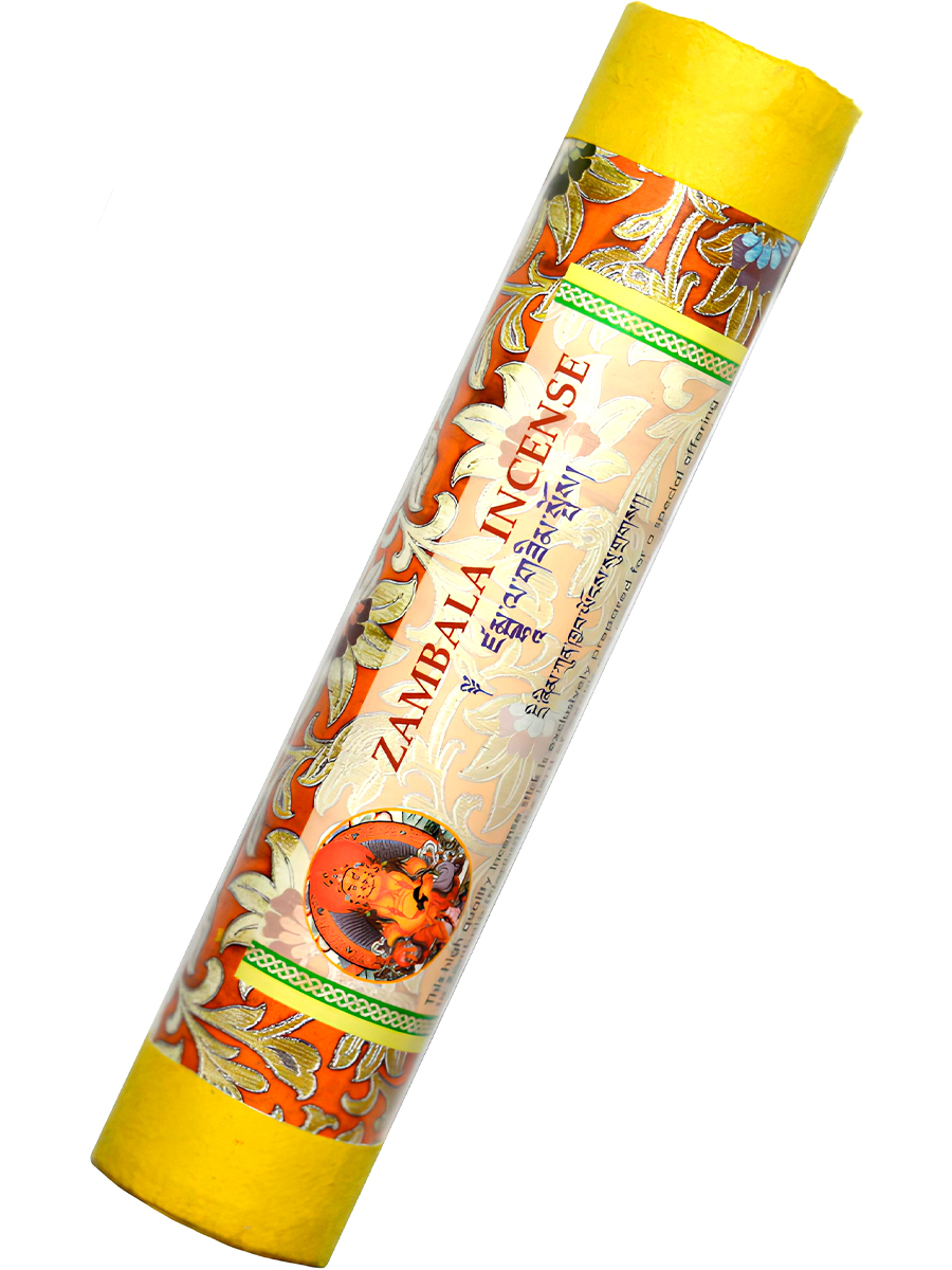 Благовоние Zambala Incense (Дзамбала), 30 палочек по 19 см. 