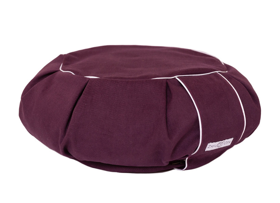 Подушка для медитации Дзафу темно-бордовая Zafuzen