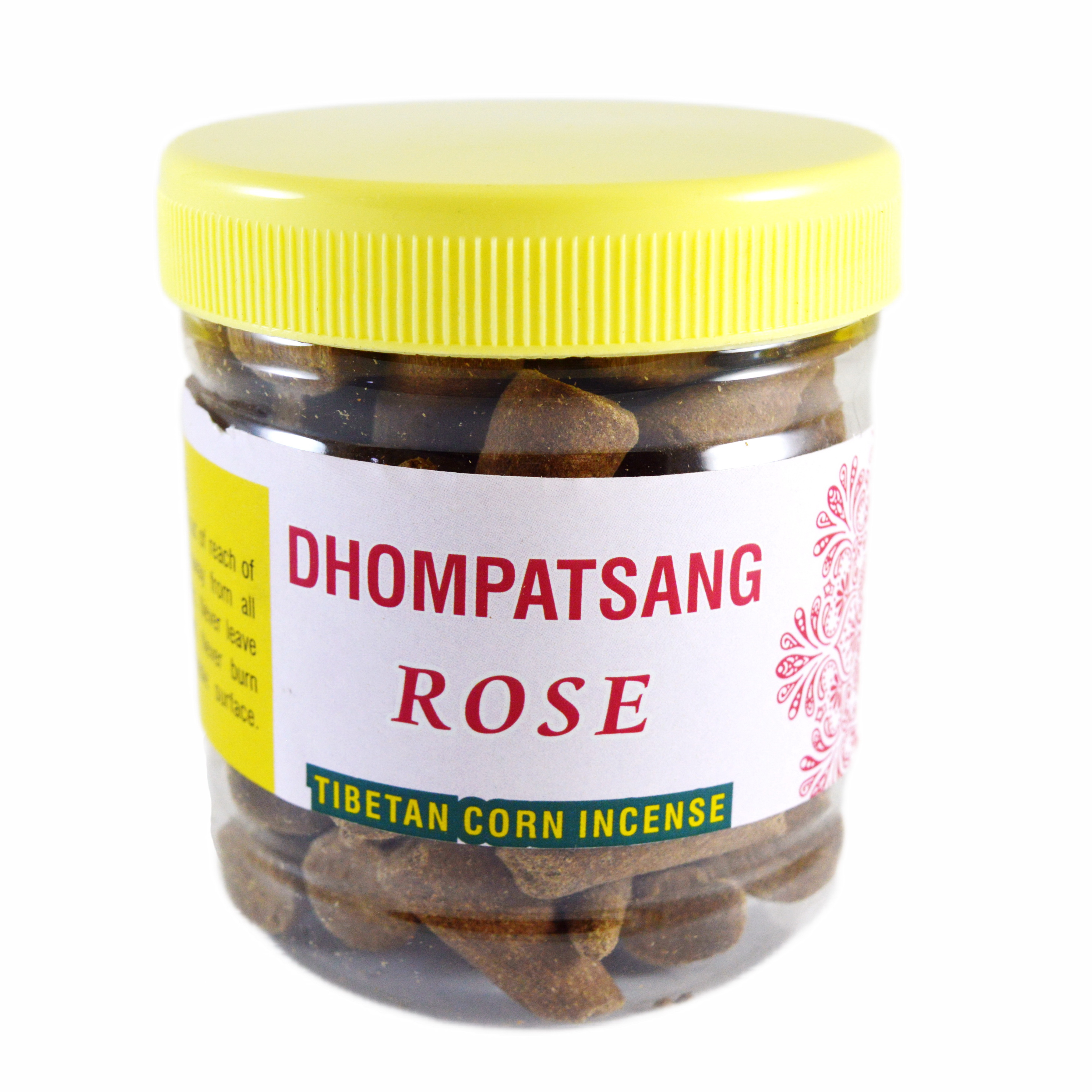 Купить Благовоние конусное Dhompatsang Rose Tibetan Incense, 70 конусов по 3 см в интернет-магазине Dharma.ru