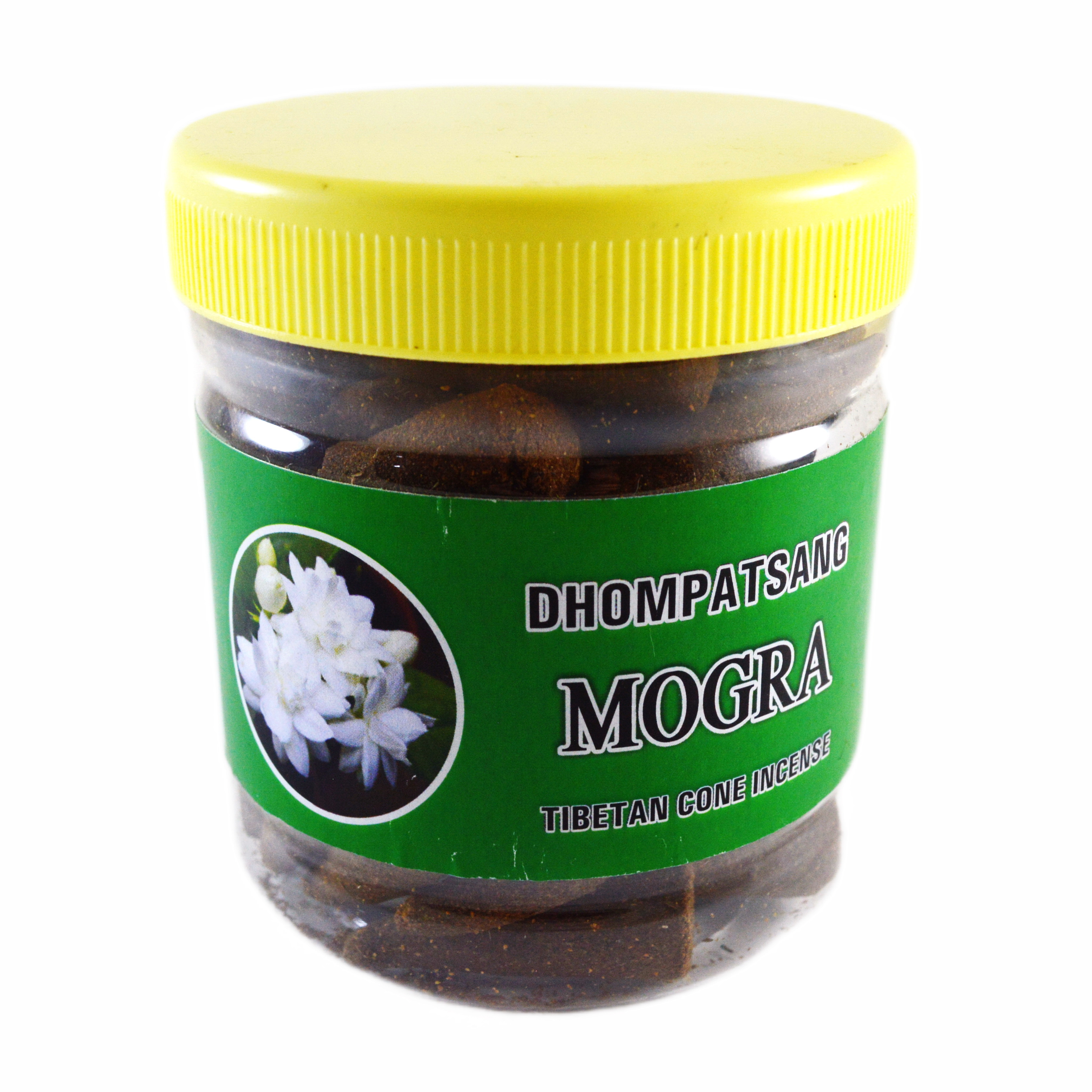 Благовоние конусное Dhompatsang Mogra Tibetan Incense, 70 конусов по 3 см. 