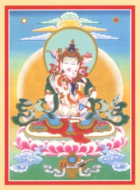 Купить Открытка Ваджрасаттва Яб-Юм (12 х 16 см) в интернет-магазине Dharma.ru