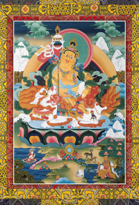 Купить Плакат Намсарай — божество богатства (34 х 21,5 см) в интернет-магазине Dharma.ru