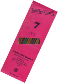 Купить Благовоние 7 в 1 (Seven in One) розовое, 28 палочек по 21 см в интернет-магазине Dharma.ru