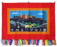 Купить Баннер с Поталой (красный, 68 x 98 см) в интернет-магазине Dharma.ru