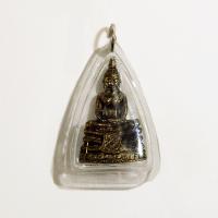 Купить Амулет с Буддой (темный, 2,1 x 3,4 см) в интернет-магазине Dharma.ru