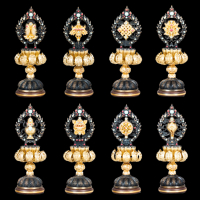 Купить Набор статуэток Восемь Драгоценных Символов, 24 см в интернет-магазине Dharma.ru