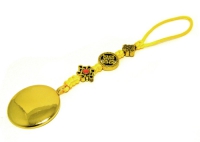 Купить Брелок Мелонг золотистый на желтом шнурке в интернет-магазине Dharma.ru