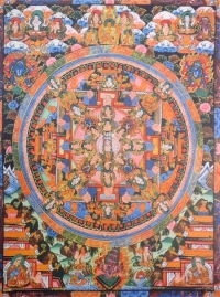 Плакат Мандала Тысячерукого Авалокитешвары (30 x 40 см). 