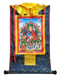 Купить Тханка Гуру Падмасамбхава (печатная, 39,5 х 62 см) в интернет-магазине Dharma.ru