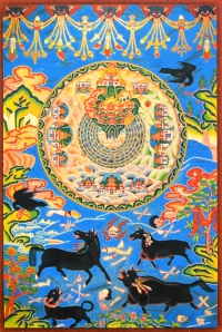 Плакат Мандала Шамбалы (27 x 40 см). 