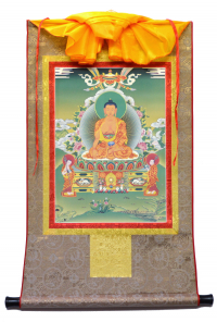Купить Тханка Будда Шакьямуни (печатная) в интернет-магазине Dharma.ru