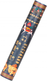 Купить Благовоние Лавран (La bu leng Tibetan Incense) в тубусе, 115 палочек по 23 см в интернет-магазине Dharma.ru