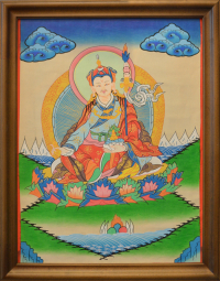 Купить Картина в рамке Падмасамбхава (34 x 43 x 1 см) в интернет-магазине Dharma.ru