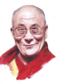 Купить Открытка Далай-лама XIV (№2) (10 х 15 см) в интернет-магазине Dharma.ru