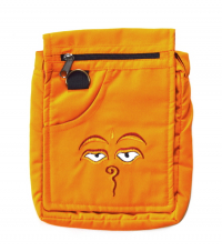 Купить Сумочка с Глазами Будды (оранжевая, 19 x 23 см) в интернет-магазине Dharma.ru