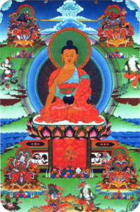 Купить Наклейка Будда (№6) (5 x 7,5 см) в интернет-магазине Dharma.ru