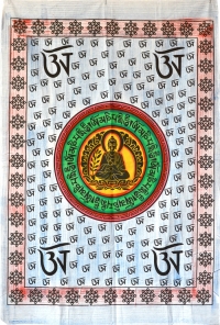 Купить Панно с Буддой разноцветное, 77 х 113 см в интернет-магазине Dharma.ru
