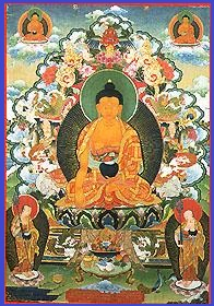 Открытка Будда трех времен (15 x 21,5 см)
