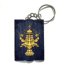 Купить Брелок с символом Победное знамя (синий) в интернет-магазине Dharma.ru