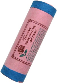 Благовоние Tibetan Rose (Gulab) Incense (Тибетская роза), 30 палочек по 11 см (discounted)
