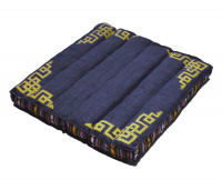 Купить Подушка для медитации складная в чехле, синяя, 32 х 34 см в интернет-магазине Dharma.ru