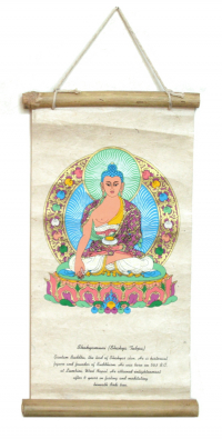 Купить Свиток из рисовой бумаги с Буддой Шакьямуни в интернет-магазине Dharma.ru