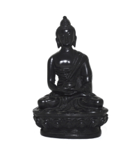 Купить Статуэтка Будды Амитабхи, черная, композит, 11,5 см в интернет-магазине Dharma.ru