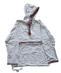 Купить Рубашка с капюшоном и карманами (серая) в интернет-магазине Dharma.ru