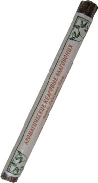 Купить Ароматические кедровые благовония, 19 палочек по 19 см в интернет-магазине Dharma.ru