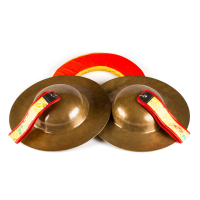 Купить Цимбалы Ролмо для гневных божеств, улучшенный сплав — диаметр 27,5 см в интернет-магазине Dharma.ru