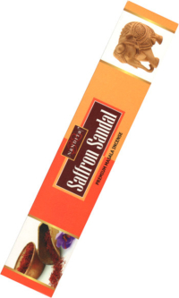 Благовоние Saffron Sandal, 12 палочек по 20,5 см. 