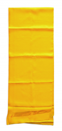 Купить Хадак желтый с Восемью Драгоценными Символами (35 x 183 см) (уценка) в интернет-магазине Dharma.ru