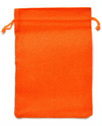 Мешочек на шнурке (12,5 x 17,5 см), сигнальный оранжевый. 