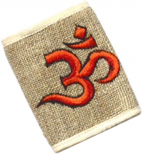 Купить Кошелек ОМ (красно-оранжевый символ) в интернет-магазине Dharma.ru