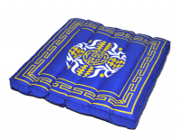 Подушка для медитации складная, синяя, 35 x 33 см. 
