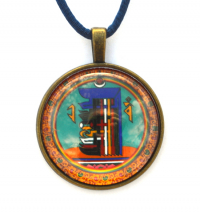 Купить Медальон Мантра Калачакры в интернет-магазине Dharma.ru