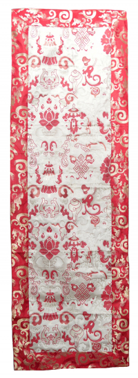Купить Алтарное покрывало с красной окантовкой, 50 x 154 см в интернет-магазине Dharma.ru
