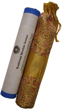 Купить Благовоние Traditional Mandala Incense (в чехле из ткани), 23 см в интернет-магазине Dharma.ru