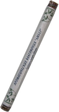 Купить Ароматические благовония Амбер, 19 палочек по 19 см в интернет-магазине Dharma.ru