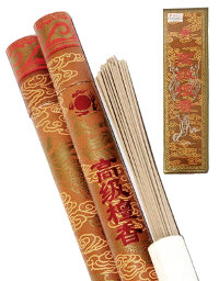 Купить Благовоние Сандал в тубусах, 150 палочек по 27 см в интернет-магазине Dharma.ru