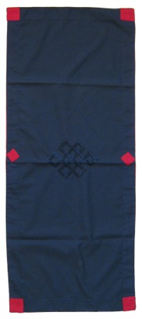 Купить Алтарное покрывало (синее), 39 х 95 см в интернет-магазине Dharma.ru
