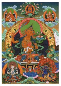 Открытка Бодхисаттва Манджушри (7 x 10 см). 