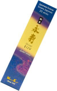 Купить Благовоние Shinsei Eiju (китайские целебные травы и сандаловое дерево), 20 палочек по 14 см в интернет-магазине Dharma.ru