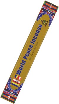 Купить Благовоние World Peace Incense, 24 палочки по 21 см в интернет-магазине Dharma.ru