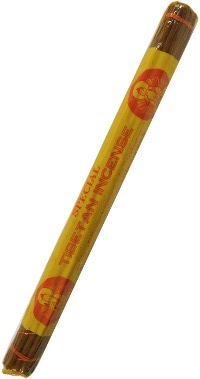 Купить Благовоние Special Tibetan Incense (желтая упаковка), 19 палочек по 27,5 см в интернет-магазине Dharma.ru